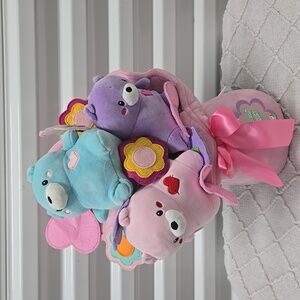 Animal Adventure Bashful Bear Bouquet plush stuffed animal arrangement NWT